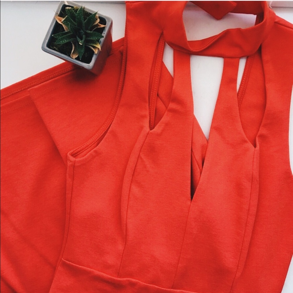 CutOut Coral Dress | Love Culture